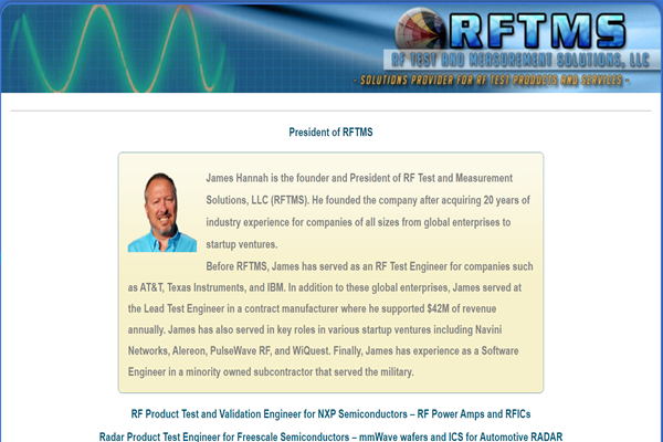 RF Test and Measurement Solutions